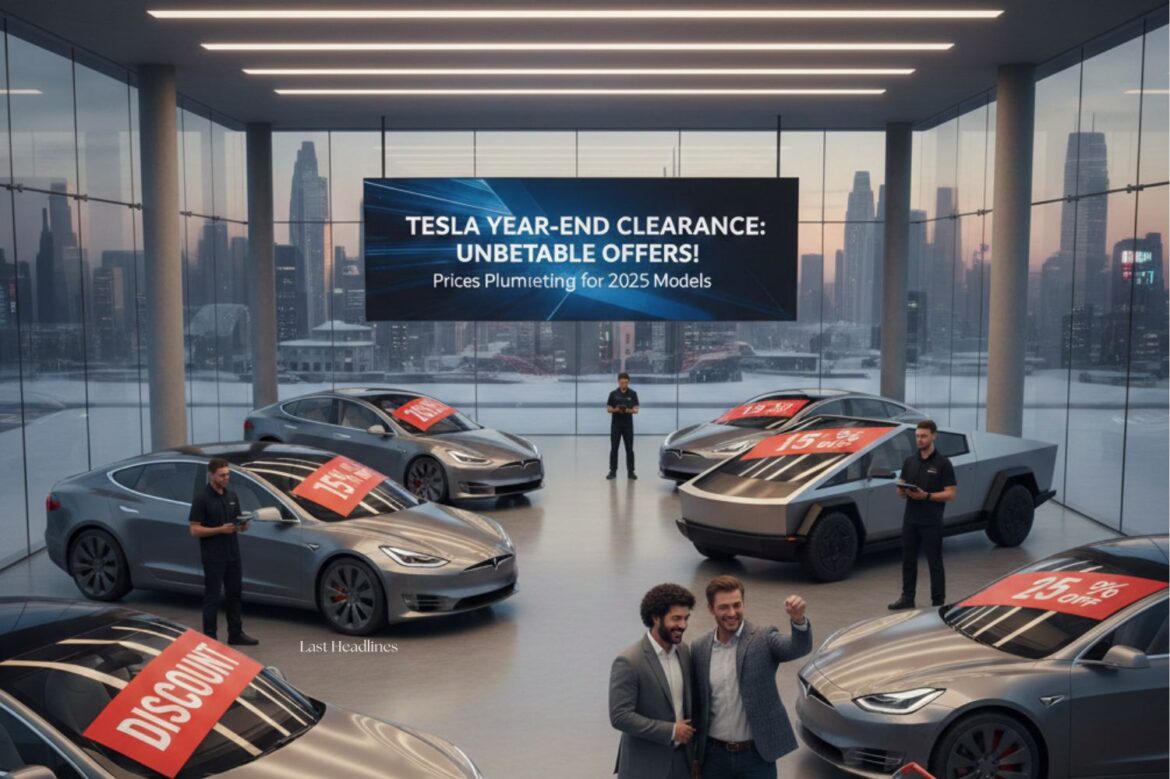 Why Tesla Is Ending 2025 With Heavy Discounts - lastheadlines